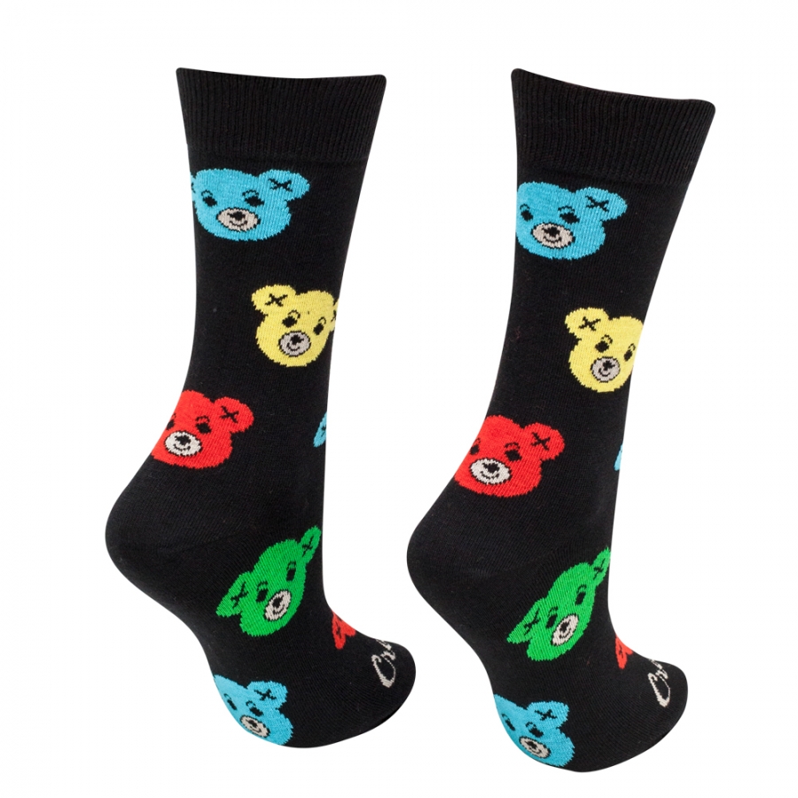 DETSKÉ Ponožky Medvedík farebný